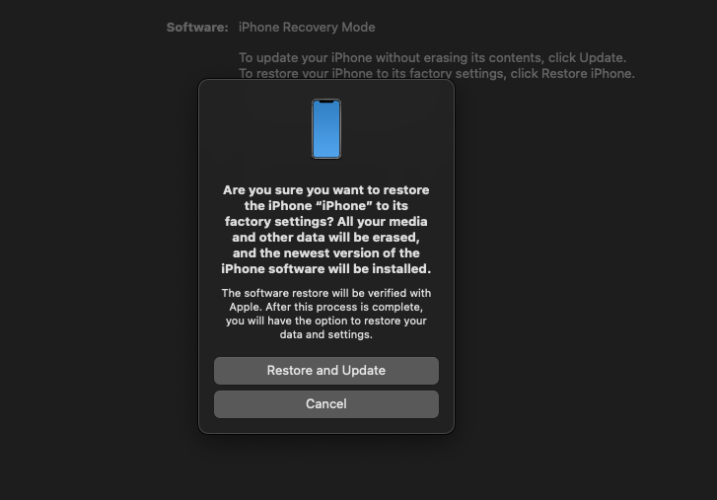 Restore Your iPhone