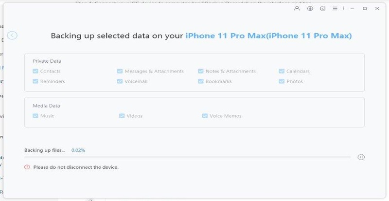 Access iPhone backups via UltFone software