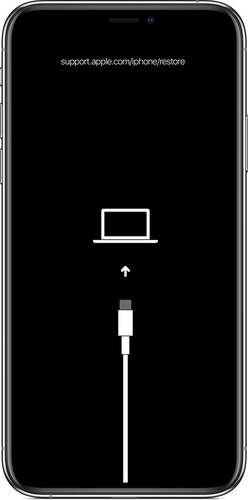 وضع iPhone في وضع الاسترداد