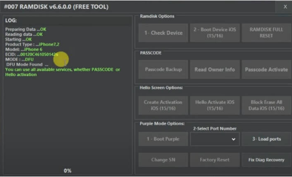 2025 Free Tool GSMG Tool Ramdisk v007 Download