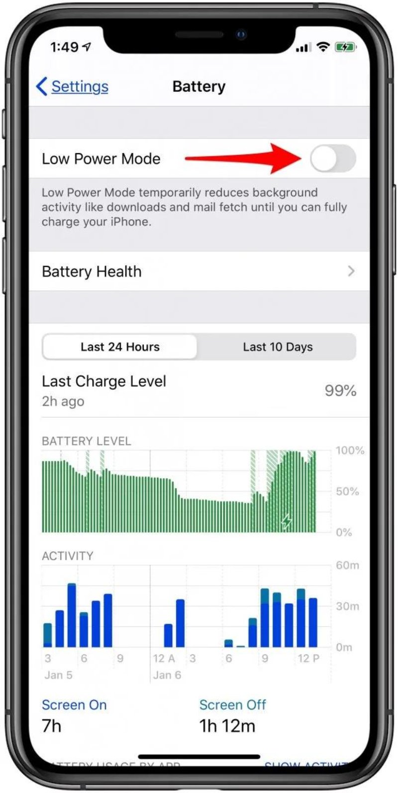 Check Low Power Mode