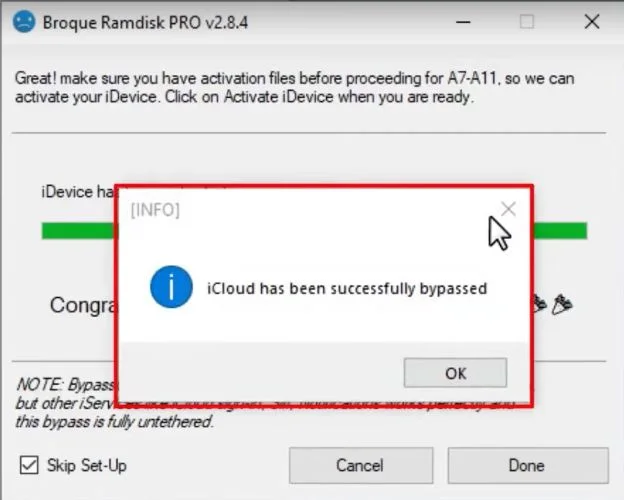 Reboot and check access