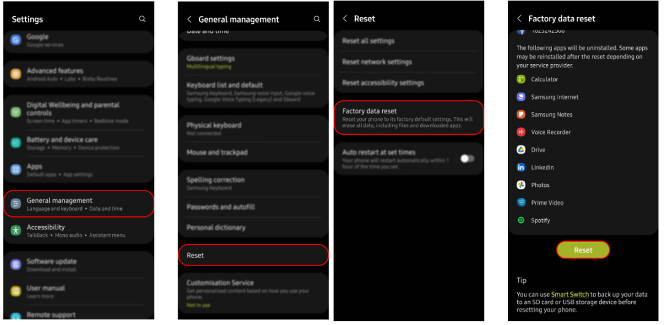 Best Ways for Factory Reset Galaxy - Free Download, Try Now!