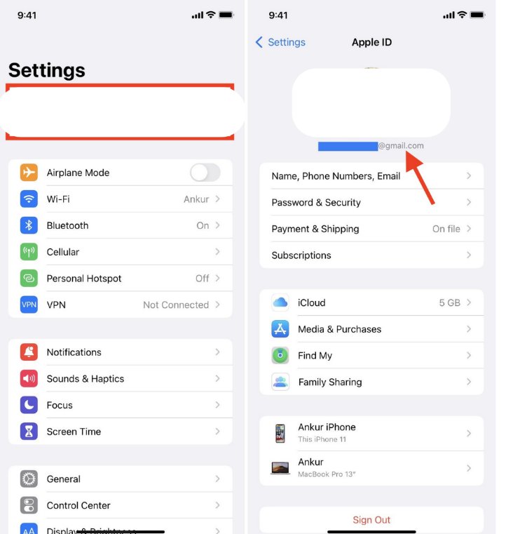 how to find apple id password without changing it on iphone