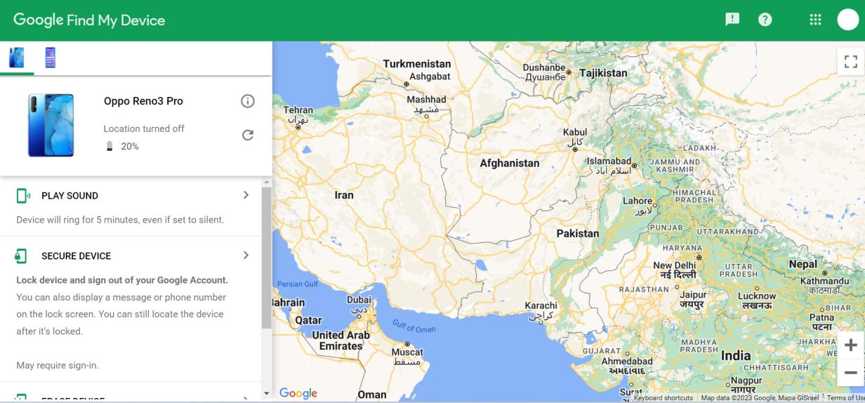 Google affichera votre appareil Android