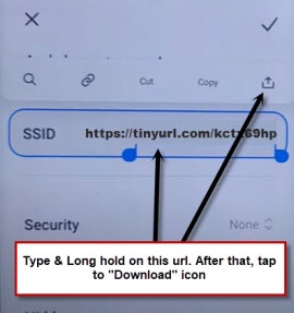 Download URL into Notes app