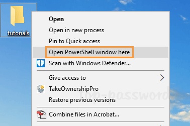 開啟命令視窗或 PowerShell 視窗