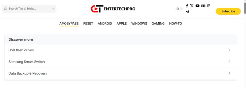 Phone-based FRP bypass tool