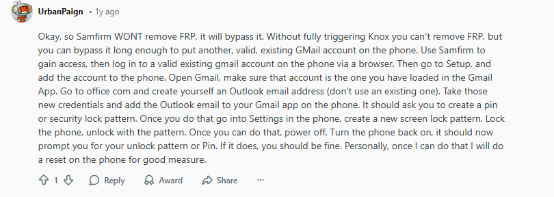 Bypass vs Remove FRP Explained