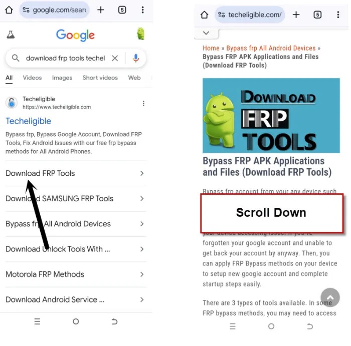 Searching for FRP Tools Techeligible download
