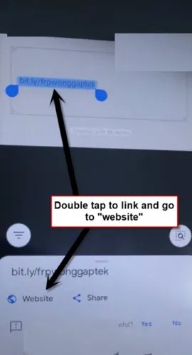 Setting up Chrome after tapping link