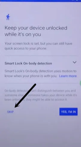 Skip unlock return to Hello setup