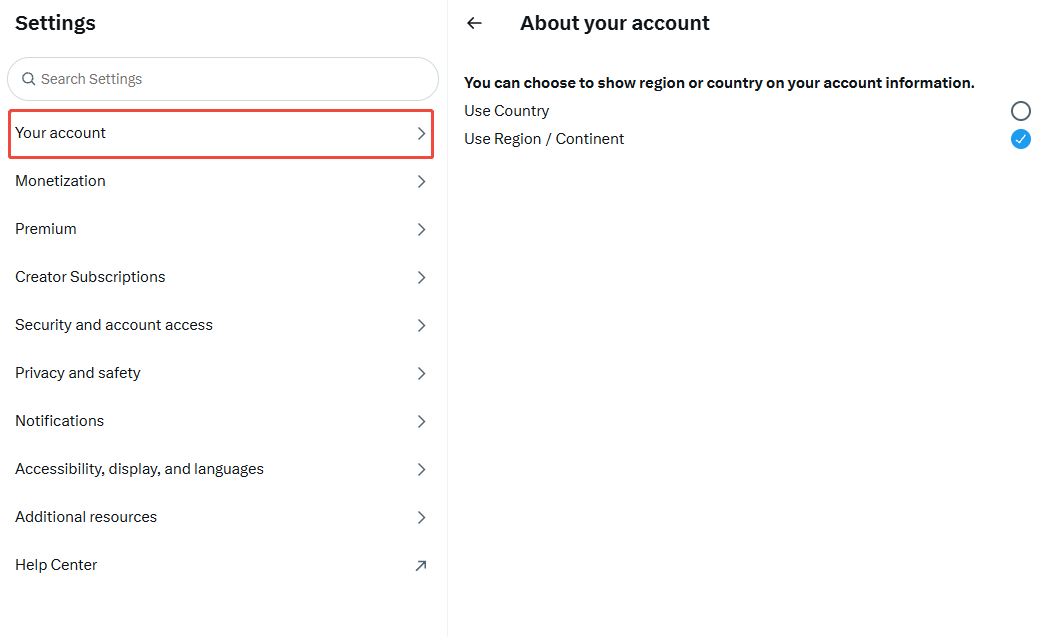  Adjust “About This Account” Privacy 