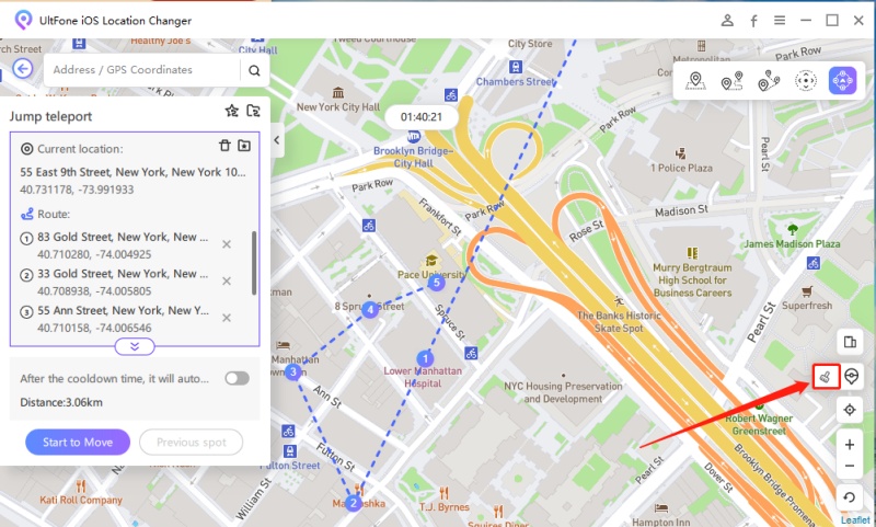 Clear marked game locations