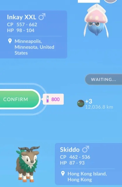 Trade Pokémon securely