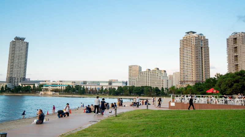 Odaiba als künstliche Insel begünstigt Wasser-Spawns