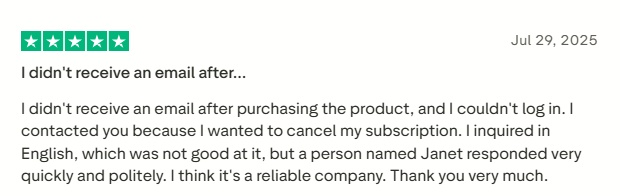 Quick polite support resolved email issue