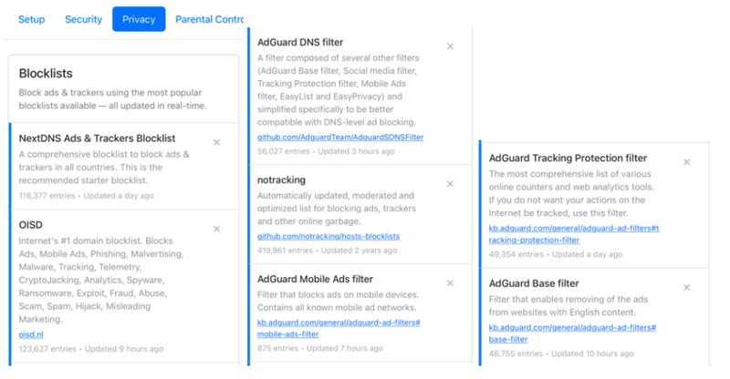 Setup ID for NextDNS sync