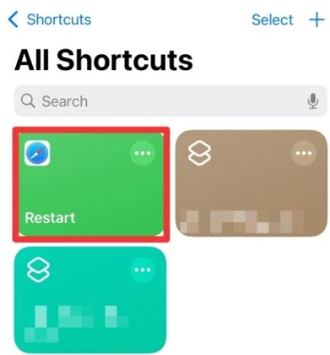 Shortcuts app