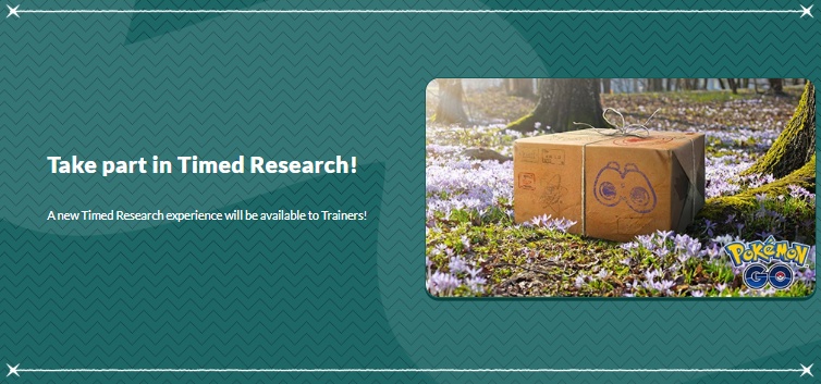 Timed Research offers Zeraora GO Fest