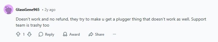 Users report app issues and poor support