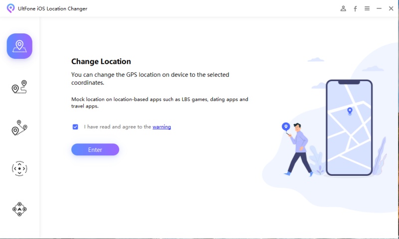 virtual location on your iPhone