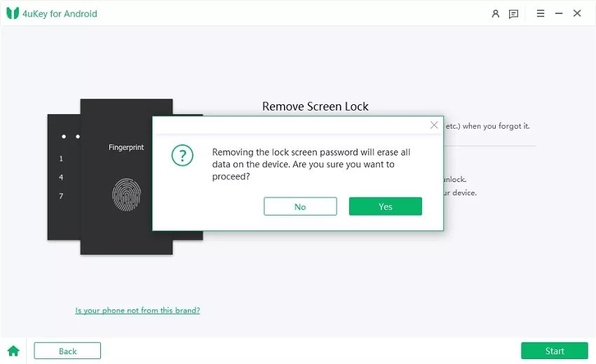 Remove Android Lock Screen without Password