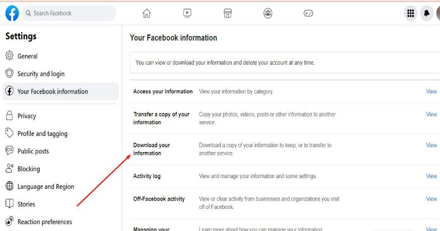 recover deleted photos from facebook archive