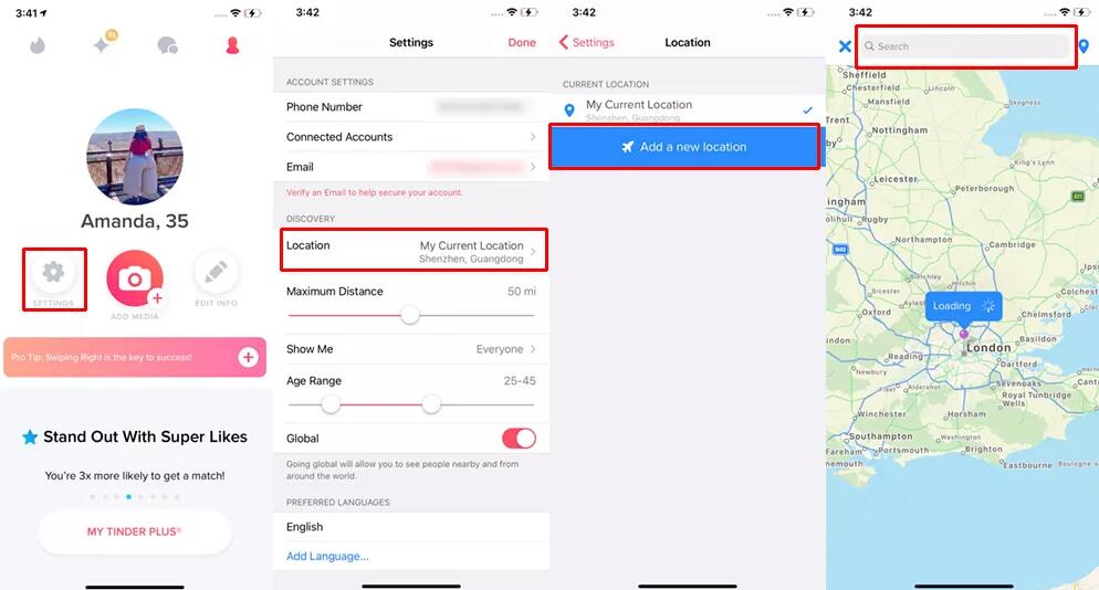 how to change location on tinder for free
