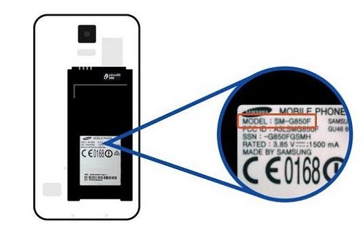 samsung device model