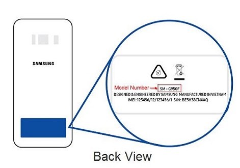 samsung device model