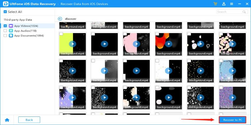recover data from broken iphone step4