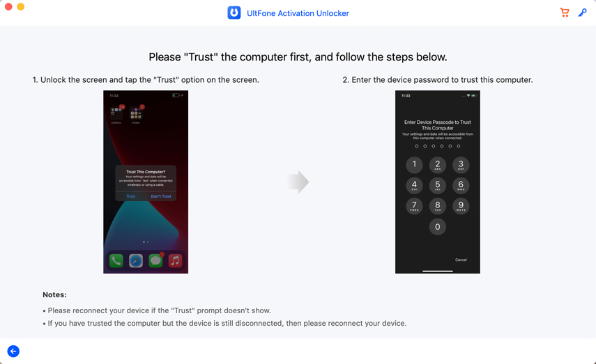 how to trust computer on iphone