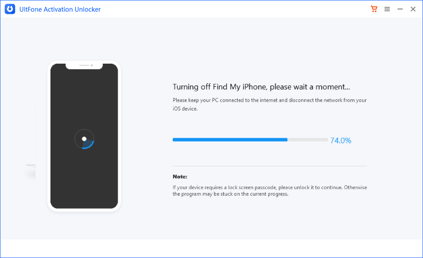 unable to turn off find my iphone icloud