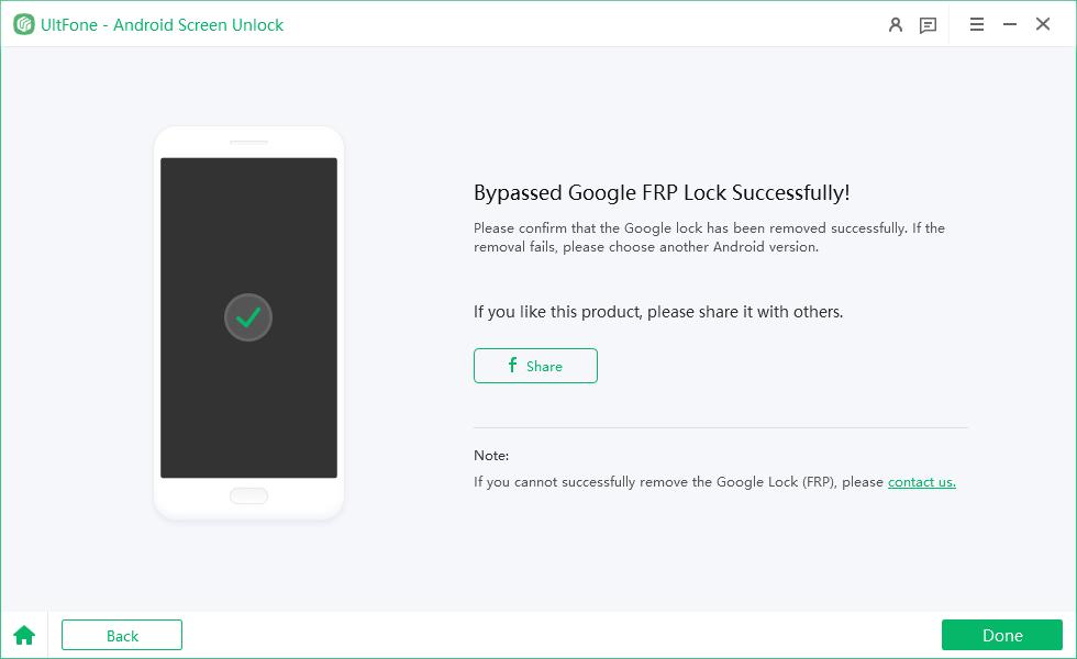 Bypassed Google FRP Lock Successfully
