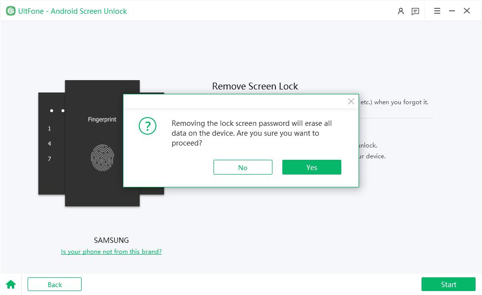 Remove Android Lock Screen without Password