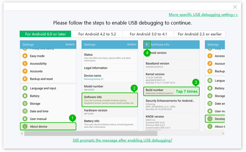 enable usb debugging on android 6.0