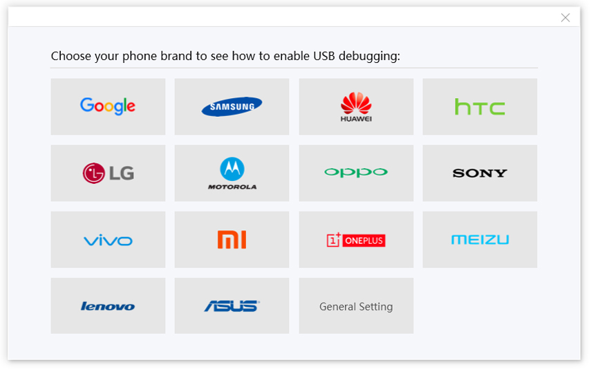 specific usb debugging settings