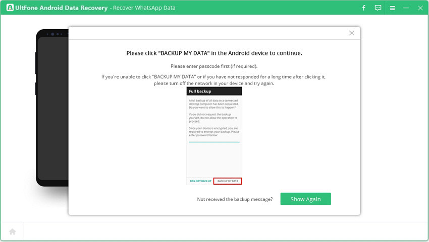 whatsapp has backed up on android