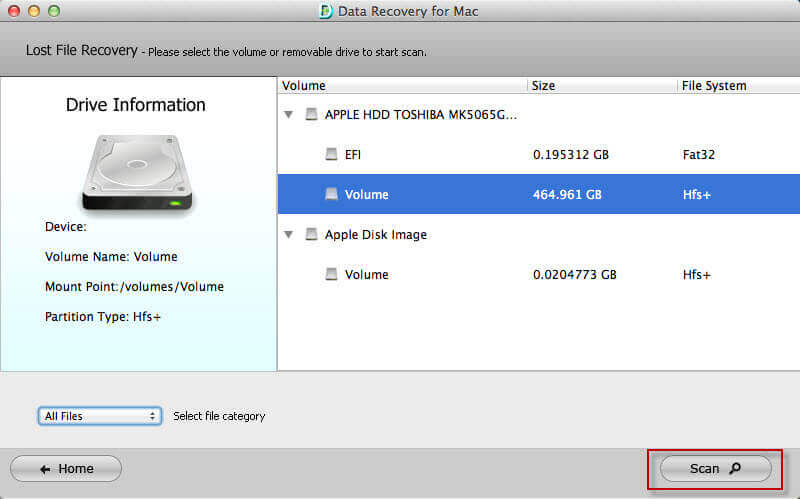 Recover Lost Data from Unmountable Hard Drive on Mac