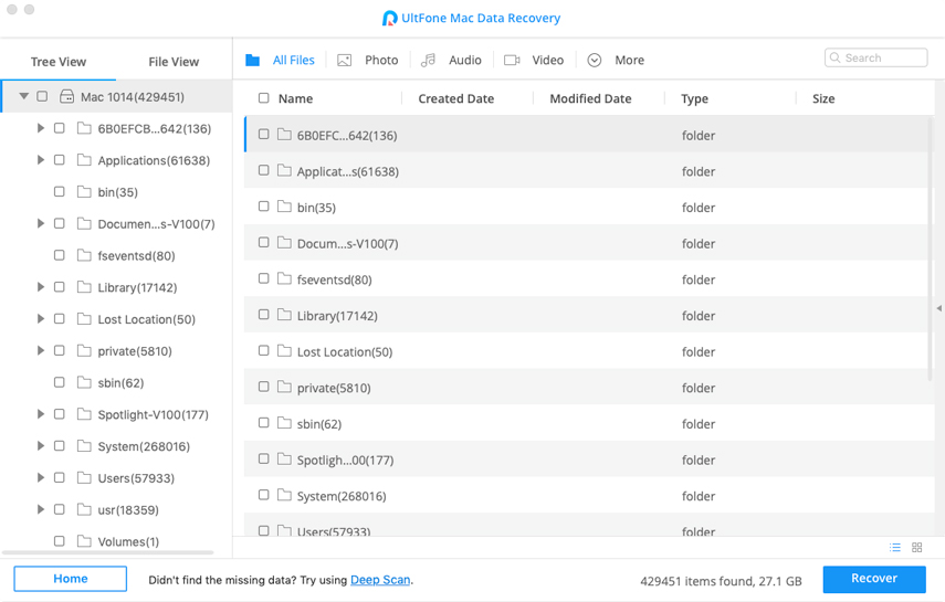 mac file recovery application