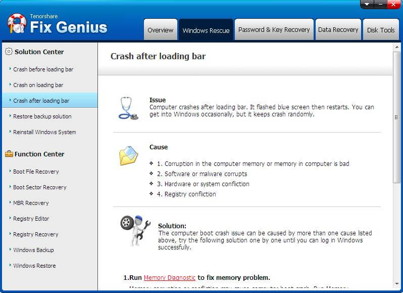 crash after loading bar