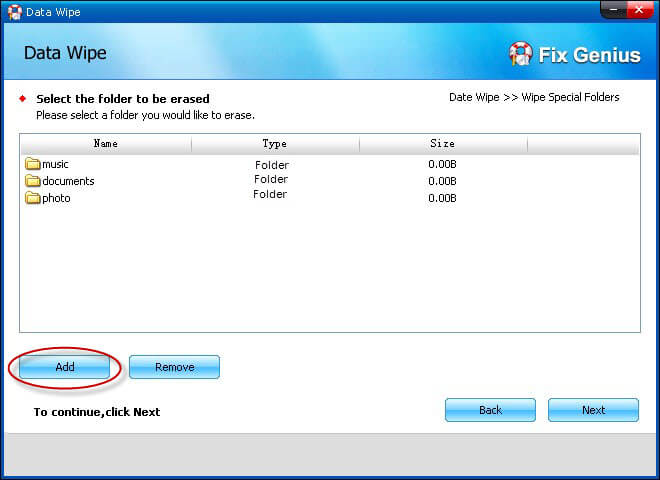 data wipe