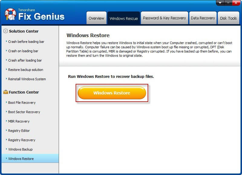 windows restore