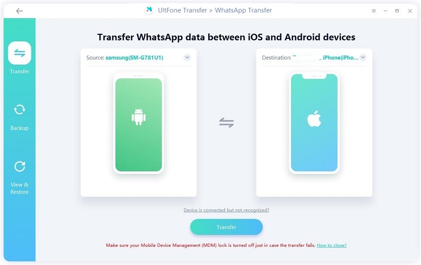 backuptrans android data transfer