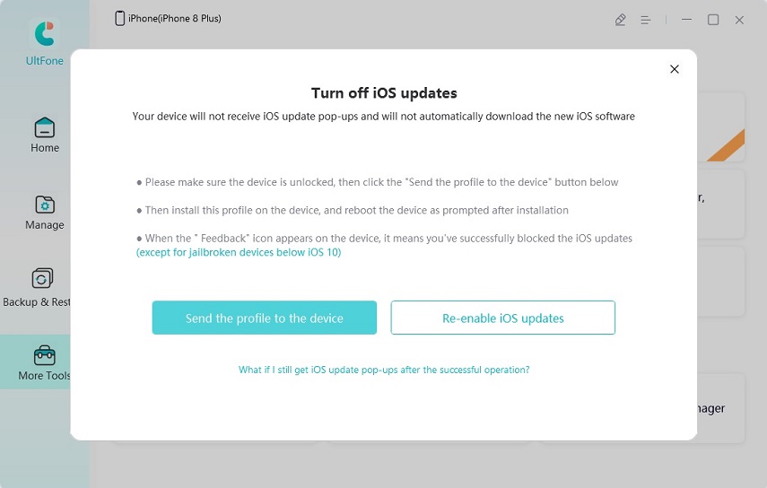 turn off ios updates