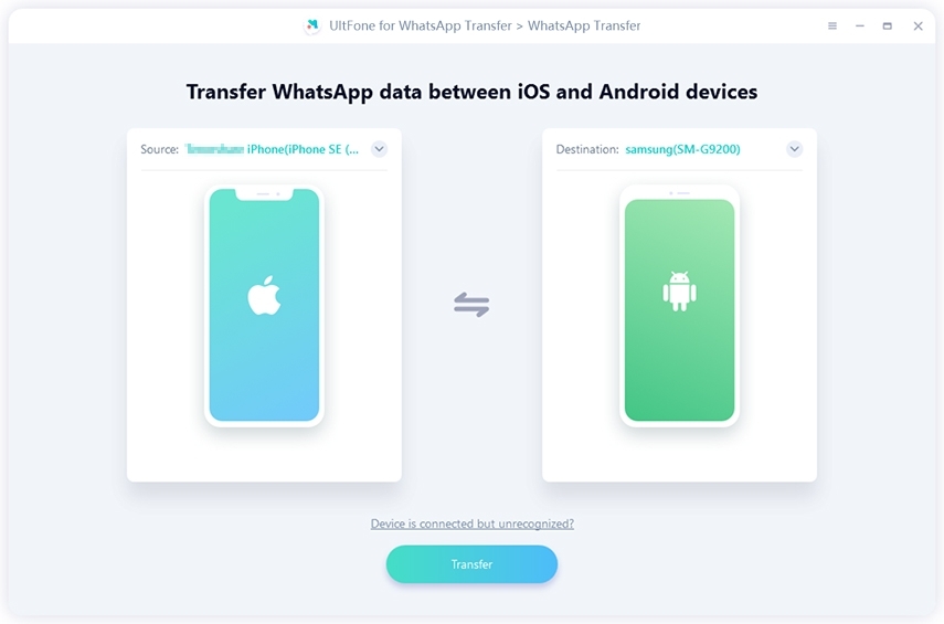 transférer whatsapp de l'iphone vers android