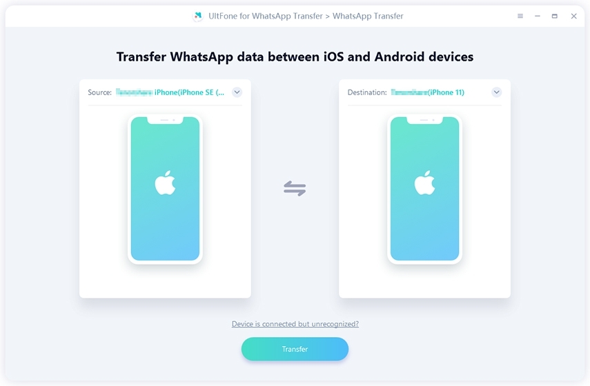 transfer whatsapp from iphone to iphone