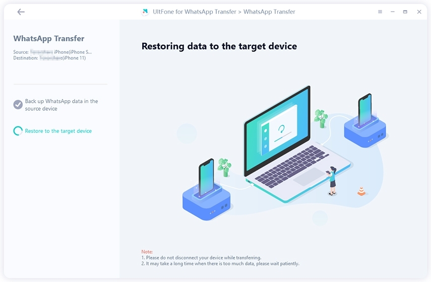 Übertragen von WhatsApp auf das iPhone