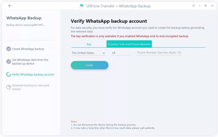 verificar la cuenta de whatsapp